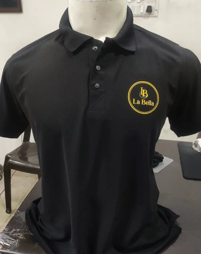 La Belle Salon custom embroidered polo by WithIt