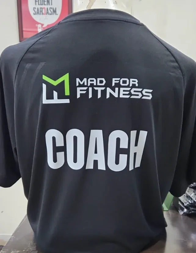 Mad for Fitness Gym custom coach jersey by WithIt